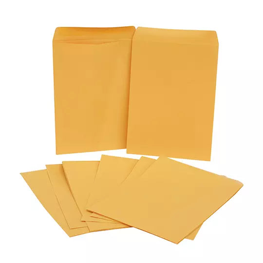 Sobre kraft engomado Ampad carta caja co n 100 pzas