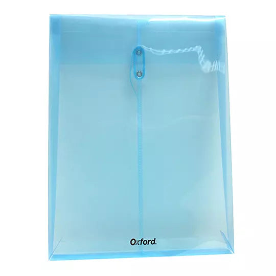 Sobre porta documentos vertical Oxford c arta color azul 1 pieza