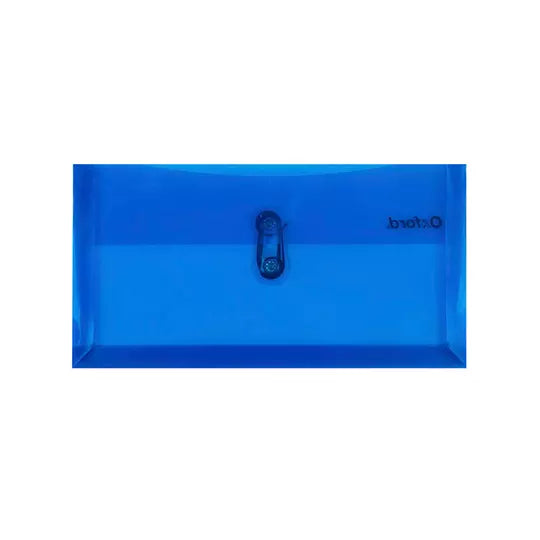 Sobre plástico Oxford con hilo tamaño ch eque color azul 1 pieza