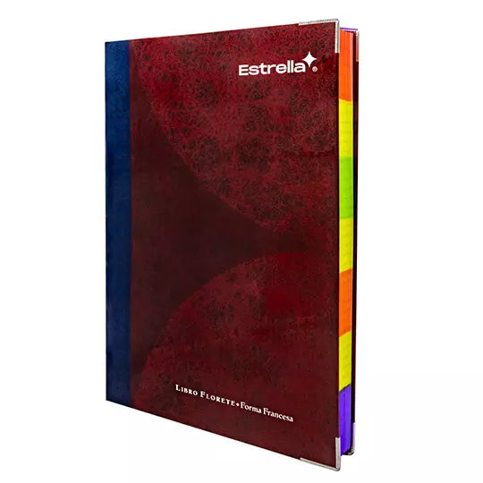 LIBRO FLORETE FORMA FRANCESA RAYA 1 PIEZA 240 HOJAS