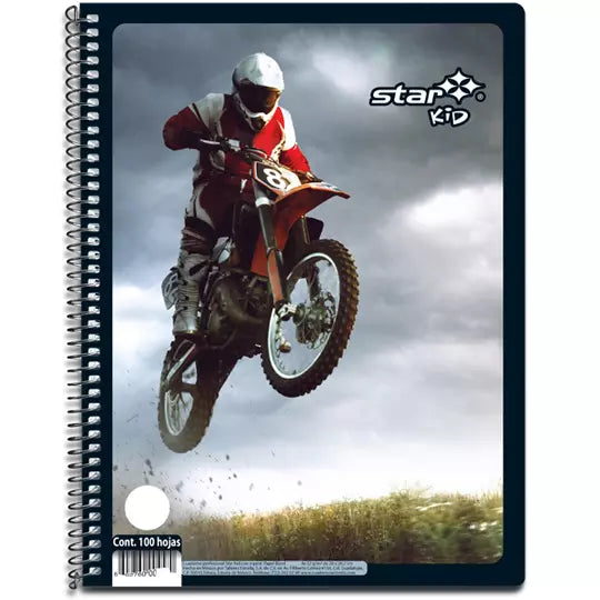 Cuaderno profesional star kid Estrella c uadro grande 7 mm 100 hojas