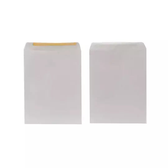 Sobre blanco engomado Fortec legal caja con 50 piezas