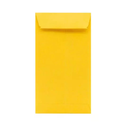 Sobre coin No. 5 Fortec Kraft económico sin goma caja con 100 piezas