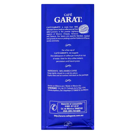 Café molido americano Garat de 1 KG. .