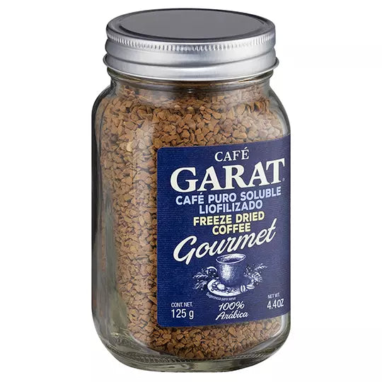 Café soluble Garat liofilizado de 125 GR .