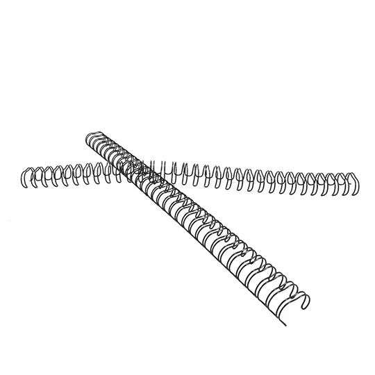 ARILLO METALICO TWIN LOOP COLOR NEGRO DE 7/16 PULGADAS, CAJA CON 20 PIEZAS