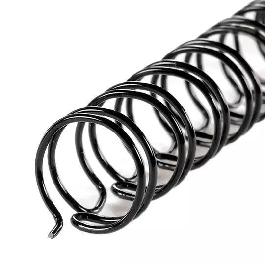 ARILLO METAL TWIN LOOP NEGRO 3/8" GB PAS O 3:1 CAPACIDAD 61-75 HOJAS