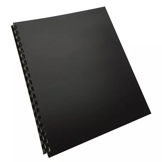 Cubierta plástica tamaño carta GBPlak pr emium GBC color negro