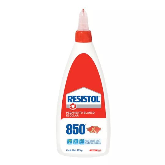 Pegamento blanco escolar Resistol 850 de 225 grs