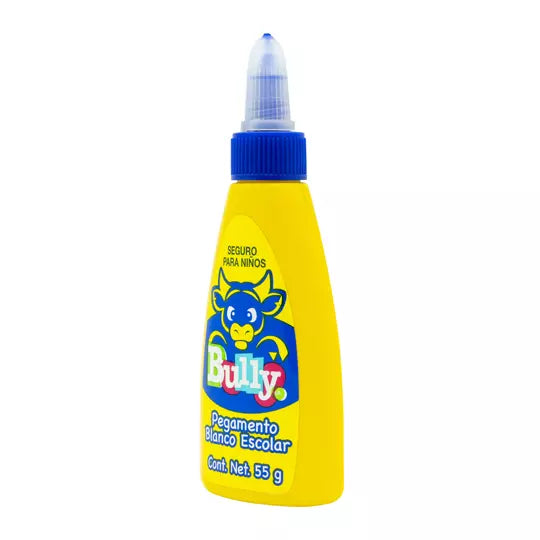 Pegamento escolar blanco Bully de 55 grs 1 pieza