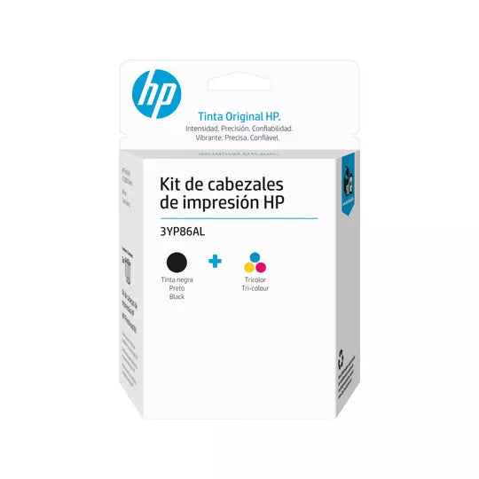 Kit de cabezales HP GT Negro/Tricolor