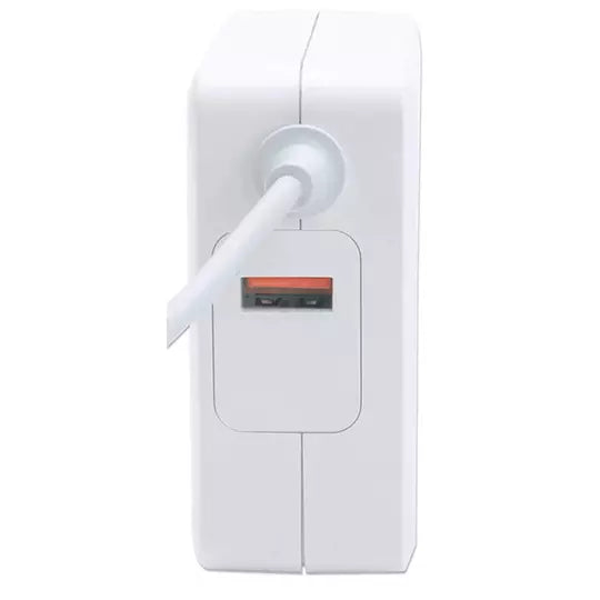 Cargador de energía PD con cable USB-C integrado - 60 W - Manhattan Cargador de energia