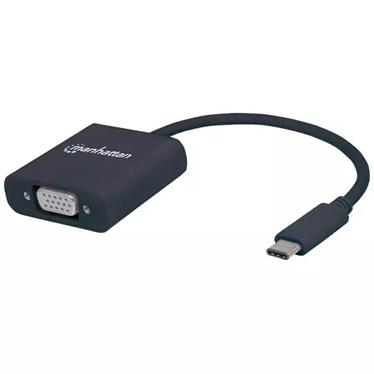 Convertidor USB-C a SVGA H - 1920 x 1080 Supported - Negro
