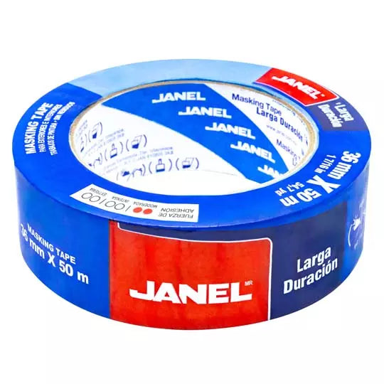 Masking tape 230 azul JANEL 36x50 1 piez a