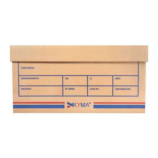 Caja de archivo de Carton KYMA Tamaño Ca rta 50x31.5x25.7