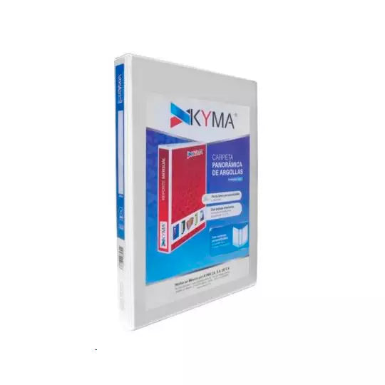 Carpeta Panorámica KYMA Oficio Blanca he rraje "D" 1 Pulgada