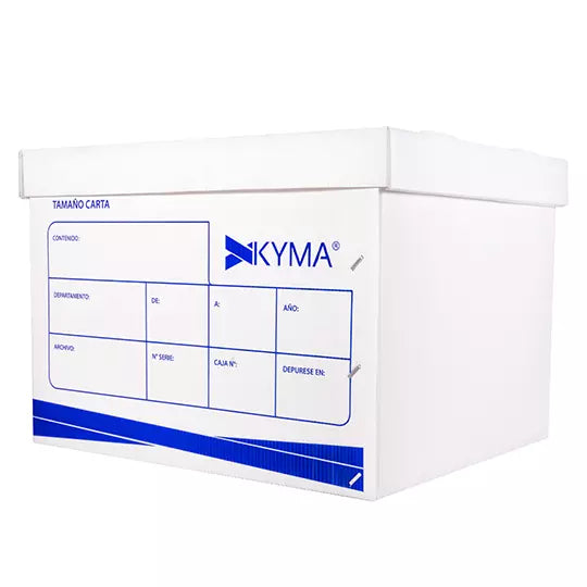 Caja de archivo plástica KYMA para archi vo carta 1 pieza 30x30x35cm