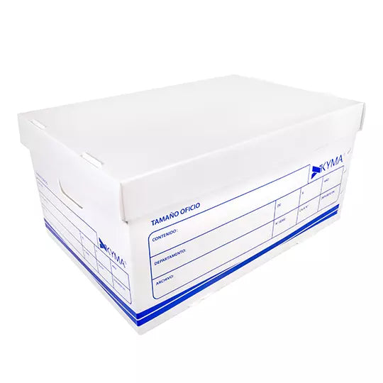 Caja Archivo Plástica KYMA Tamaño Oficio 56x38x26.5