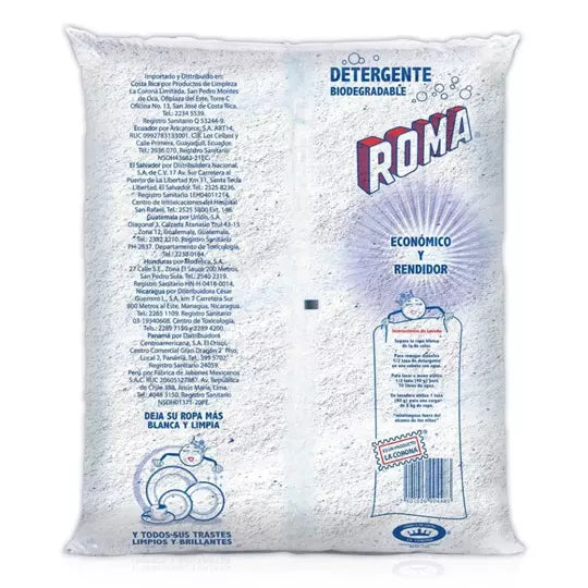 Detergente multiusos biodegradable en po lvo Roma bolsa 5 kg