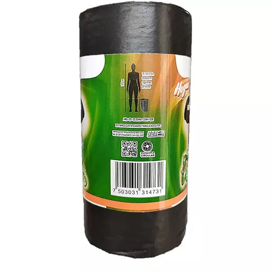 Bolsa mediana ANGUIPLAST, rollo con 20 b olsas de calibre 120 Medidas de 50x60 cm