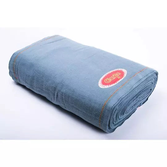 Rollo de franela carpe color gris .