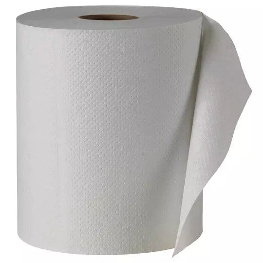 Toalla en rollo blanca Marli con 180 m, caja c/ 6 bobinas