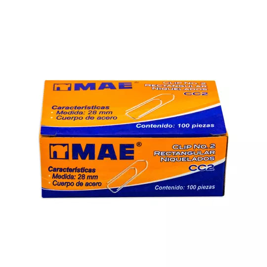 Clip rectangular no. 2 mae .