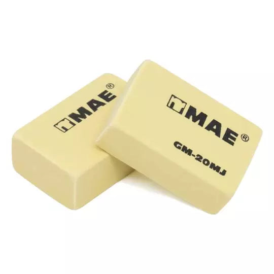 Goma tipo migajon mae caja con 20 piezas .