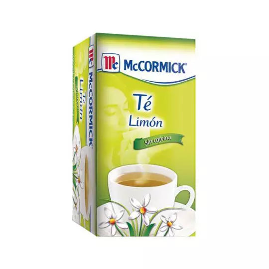 Té limón McCormick caja con 25 sobres .