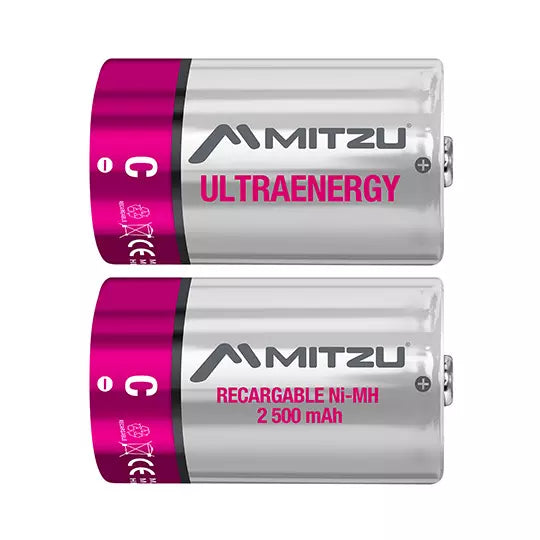 LM-Pila recargable MITZU Ultraenergy C N i-MH 2500 mAh, blíster con 2 pilas