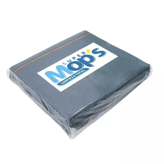 Franela Super mops color gris .