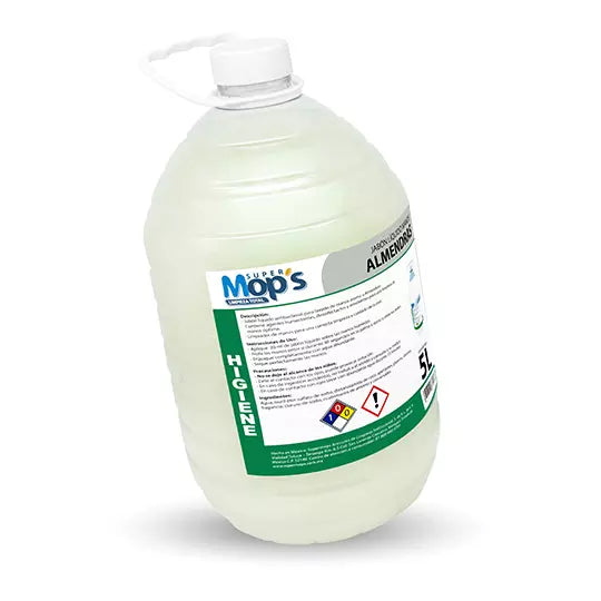 Jabon para manos Super mops aroma almend ra 5 Lt.