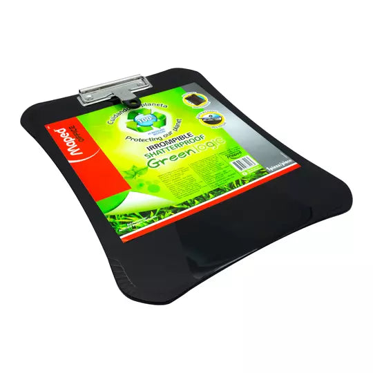 Clipboard plástico greenlogic Maped col or negro