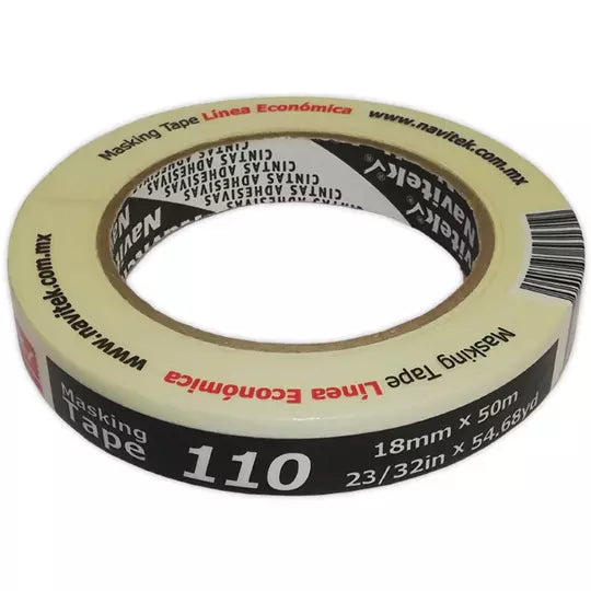 Masking tape uso 110 Navitek color natur al 18 mm x 50 m
