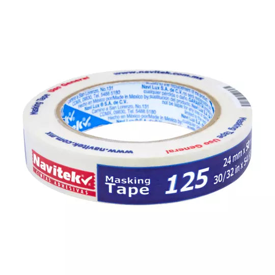 Masking tape uso 125 Navitek color natur al 24 mm x 50 m