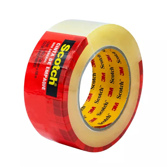 Cinta empaque transparente 3M Scotch 550 Medidas: 48 mm x 150 m 1 pieza