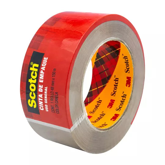 Cinta empaque canela 3M Scotch 550 Medid as: 48 mm x 150 m 1 pieza