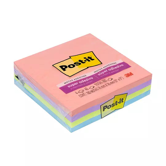 Notas adhesivas Post-It Style 654-SS 3 x 3 pulgadas 5 blocks c/45 hojas