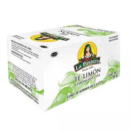 Té de limón LA PASTORA caja con 25 sobre s