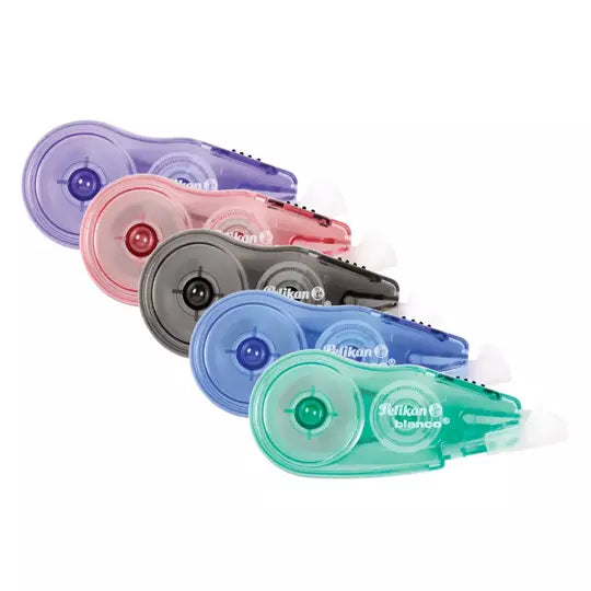 Corrector en cinta Pelikan Fancy roller mini blíster c/ 1 pieza colores surtidos