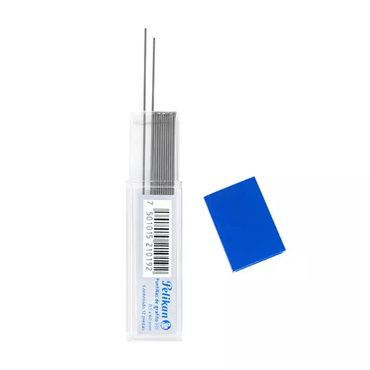 Puntillas de grafito Pelikan de 0.5 mm H B tubo con 12 puntillas
