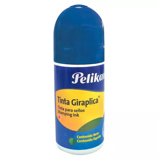 Tinta para sello Pelikan Giraplica color azul roll-on de 60 ml 1 pieza