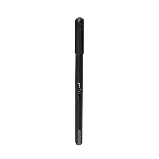 Bolígrafo fino Pentonic Ball Pen 0.7 mm color negro caja con 12 piezas