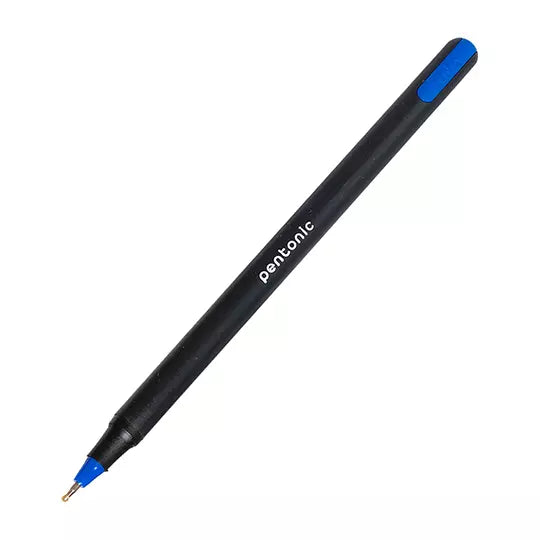 Bolígrafo fino Pentonic Ball Pen 0.7 mm color azul caja con 12 piezas