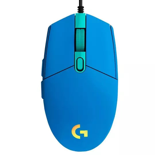 Ratón de juego Logitech G203 - USB - 6 Botón(es) - Azul - 4 - Cable - 8000 dpi