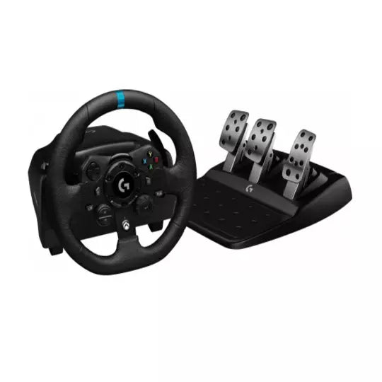 Juego de volante Logitech G923 - Cable - USB - Xbox One, PC, Xbox Series X, Xbox Series S - Negro
