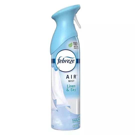 FEBREZE AROMATIZANTE Y NEUTRALIZANTE DE AMBIENTE AROMA LINEN & SKY 250 GM