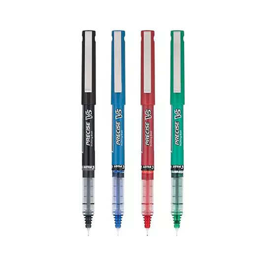 Bolígrafo extra fino Precise V5 Pilot pu nta rodante colores surtidos c/4 piez