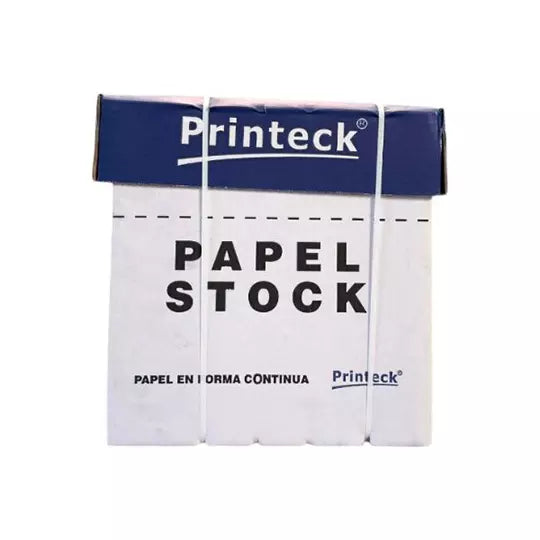 Caja de papel stock Printeck de 9.5" x 1 1" 2 tantos