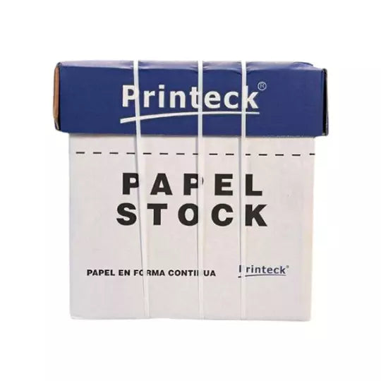 Caja de papel stock Printeck de 9.5" x 5 .5" 3 tantos